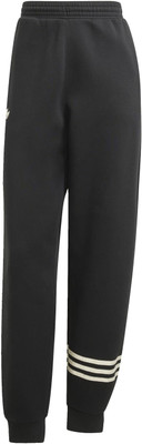 ADIDAS Solid Women Black Track Pants