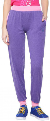 Dyca Solid Women Purple Track Pants