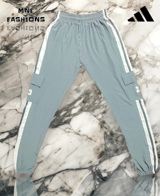 MNF FASHIONS Self Design Men Grey Track Pants
