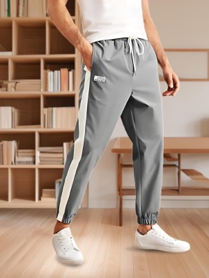 Kesaria Textile Company Solid Men Grey Track Pants