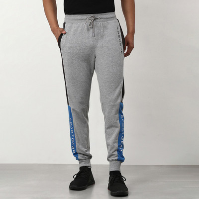 abof by Aditya Birla Printed Men Grey Track Pants