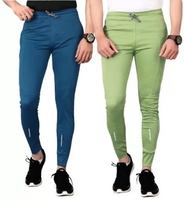 the planetcool Solid Men & Women Light Blue, Light Green Track Pants