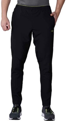 NIVIA Solid Men Black Track Pants