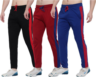 MYOO Solid Men Grey Track Pants