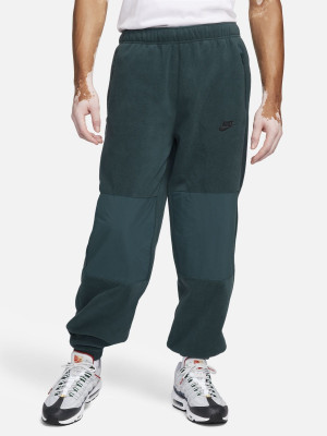 NIKE Solid Men Green Track Pants