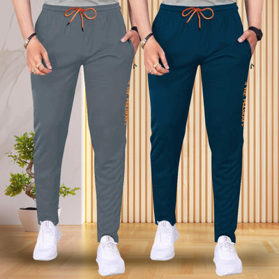 Tee Projekt Solid Men Grey, Blue Track Pants