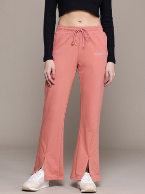 Roadster Solid Women Pink Track Pants