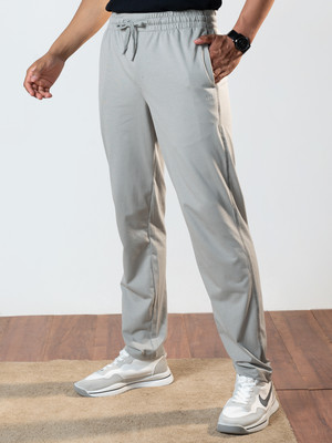 Damensch Solid Men Grey Track Pants