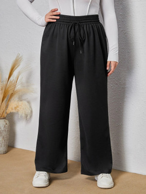 PROGENY Solid Women Black Track Pants