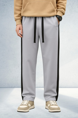 Vontade Striped Men Grey Track Pants