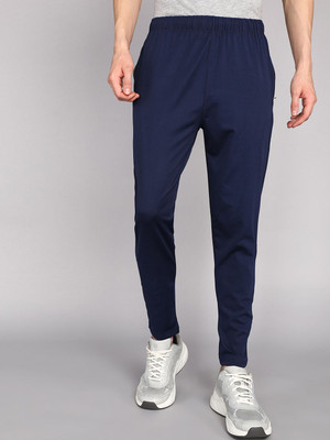 Moda Rapido Solid Men Blue Track Pants