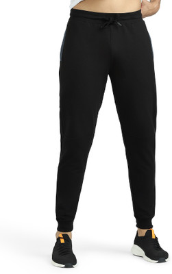 XYXX Solid Men Black Track Pants