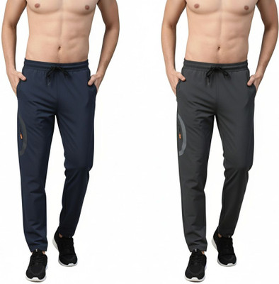 MH Fashiowear Solid Men Grey Track Pants