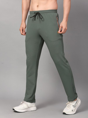NEXGEN CLUB Solid Men Green Track Pants