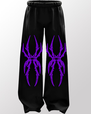 ZEN1FASHION Printed Men Black Track Pants