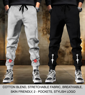 MOWA Printed Men Multicolor Track Pants