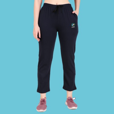 Priyansh Enterprises Solid Women Blue Track Pants