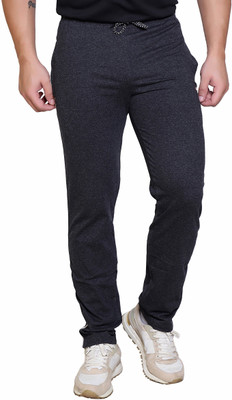 STARFOX Solid Men Grey, Black Track Pants