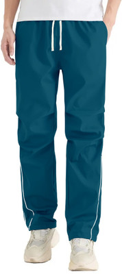 Rajovati Solid Men Blue Track Pants