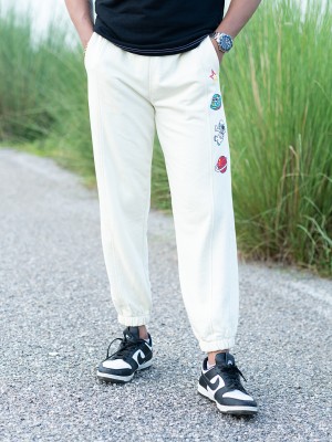 TISTABENE Printed Men White Track Pants