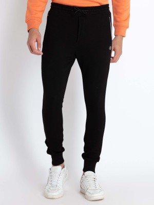 Status Quo Solid Men Black Track Pants