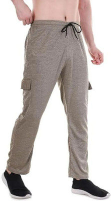 NAVII CLOTHING Solid Men Brown Track Pants