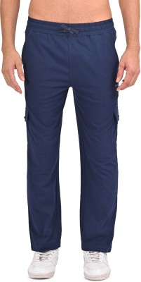 Pepe Jeans Solid Men Dark Blue Track Pants