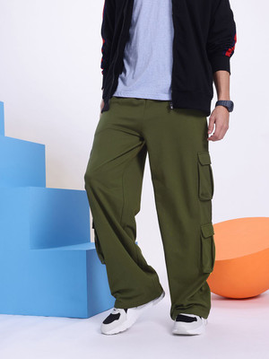 AEROPOSTALE Solid Men Green Track Pants