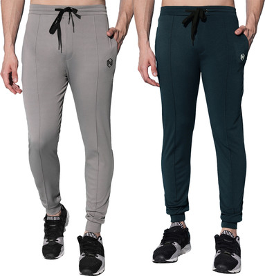 NGT Solid Men Green, Grey Track Pants