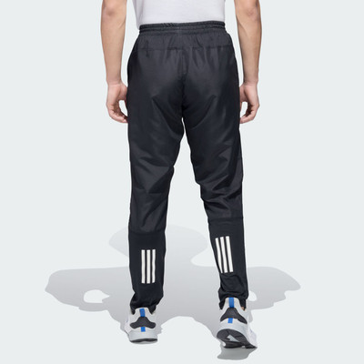 ADIDAS Graphic Print Men Black Track Pants