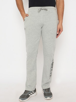 DUKE Solid Men Grey Track Pants