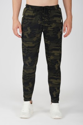 MEGHA Printed Men Grey Track Pants