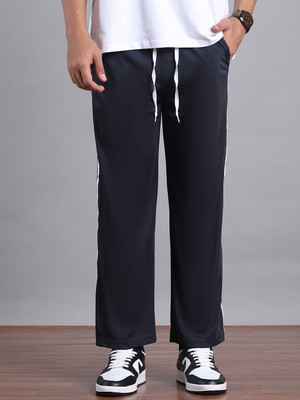 MACK JONNEY Solid Men Grey Track Pants