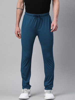 Tom Burg Solid Men Blue Track Pants