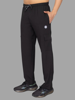 Pyro Spirit Solid Men Black Track Pants