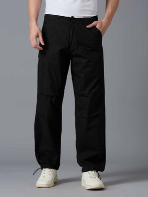 true colors of india Loose Fit Men Black Trousers