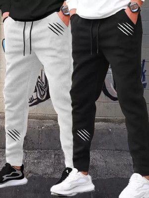 HouseOfCommon Solid Men Multicolor Track Pants