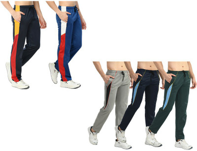 KAVYA Solid Men Multicolor Track Pants