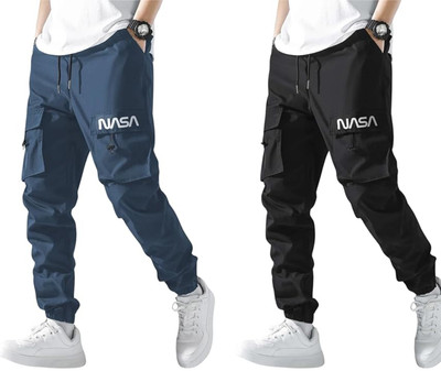 SUN BEAUTY FASHIONISTA HUB Printed Men Black, Blue Track Pants