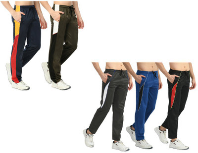 Indistar Colorblock Men Multicolor Track Pants
