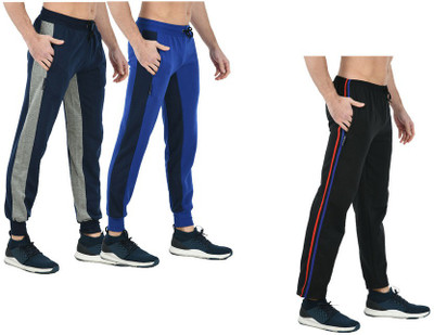 KAVYA Striped Men Multicolor Track Pants