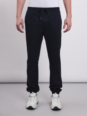 LEE Solid Men Blue Track Pants