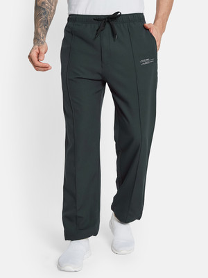 Octave Solid Men Grey Track Pants
