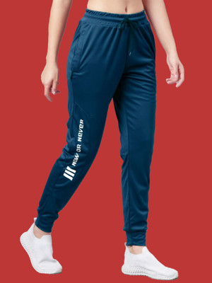 MANIAC Printed Women Blue Track Pants