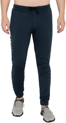 SYFKO Solid Men Blue Track Pants
