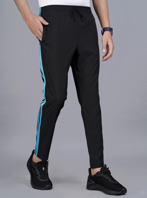 jorkk Solid Men Black Track Pants