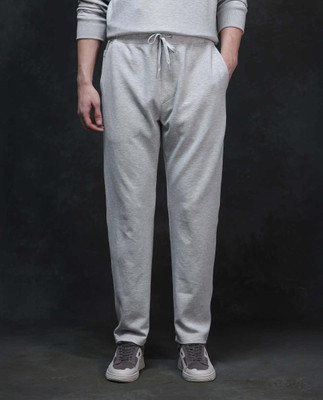 Rare Rabbit Solid Men Grey Track Pants