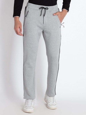 Status Quo Self Design Men Grey Track Pants