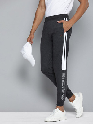 HRX by Hrithik Roshan Printed Men Grey Track Pants