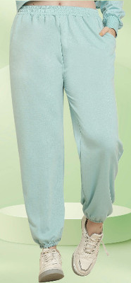 The Unicharm Solid Women Blue Track Pants